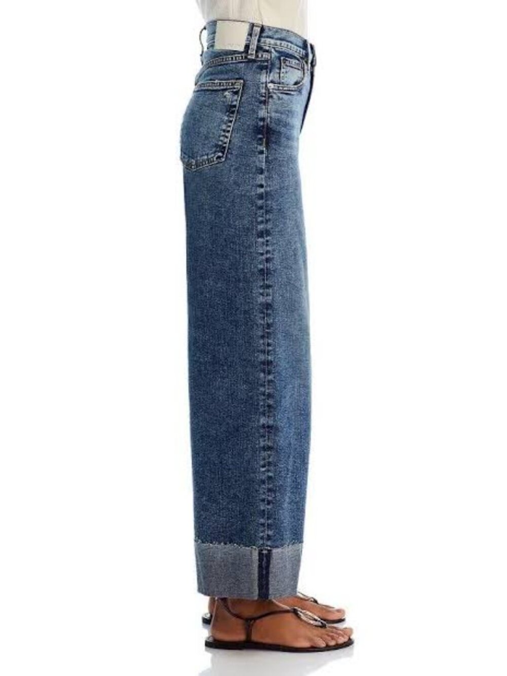 Rag & Bone Sofie High-Rise Ankle Ultra Wide Jeans - Size 24 - Picture 2 of 15